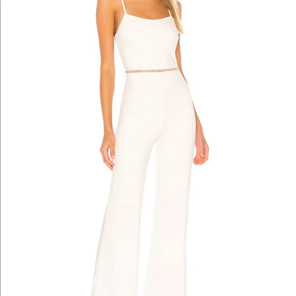 Lavinia Jumpsuit in White Lovers and Friends